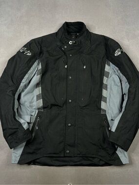 Joe Rocket Black and Gray Performance Motorcycle Jacket
